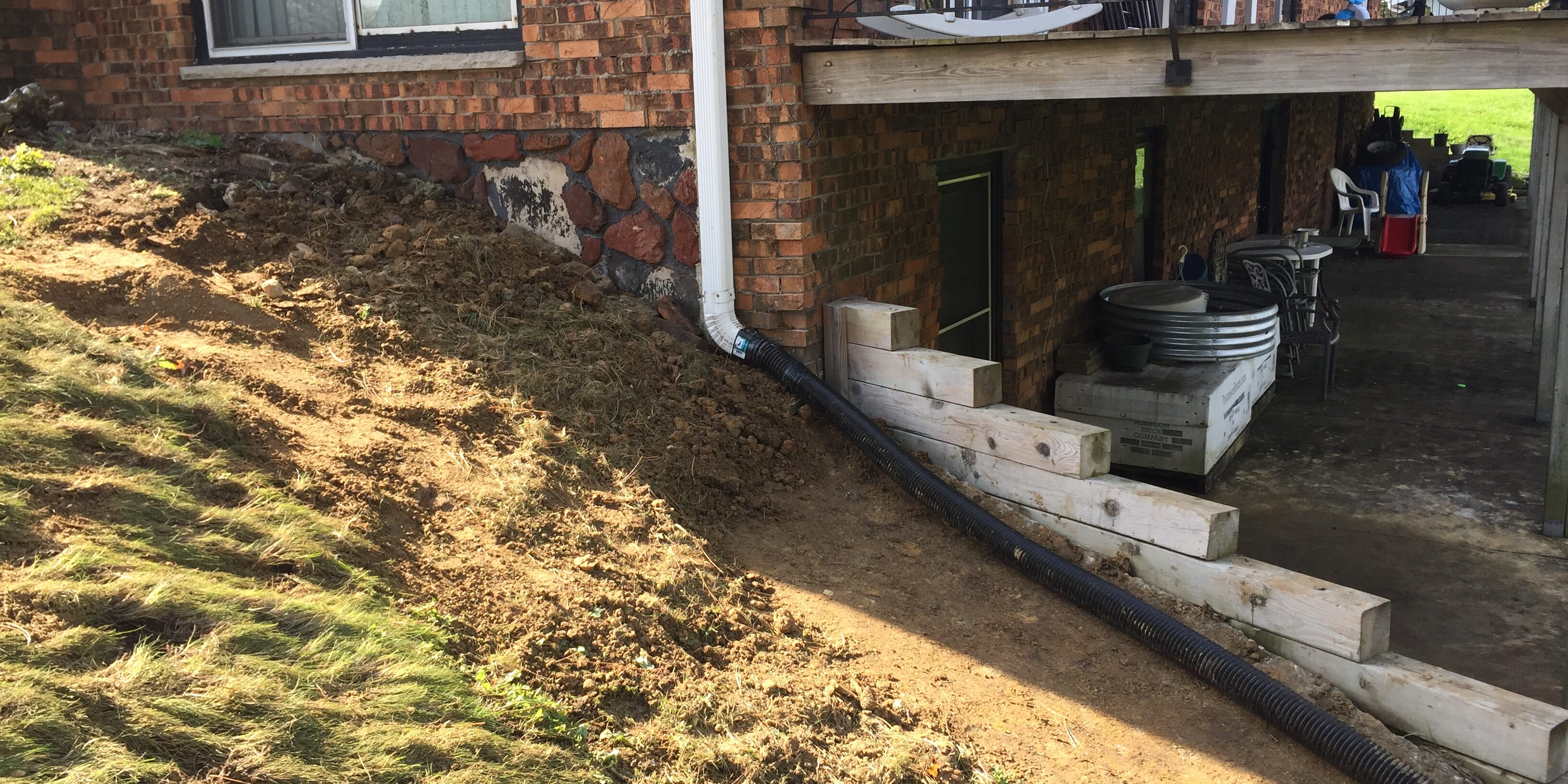 Timber Retaining Wall