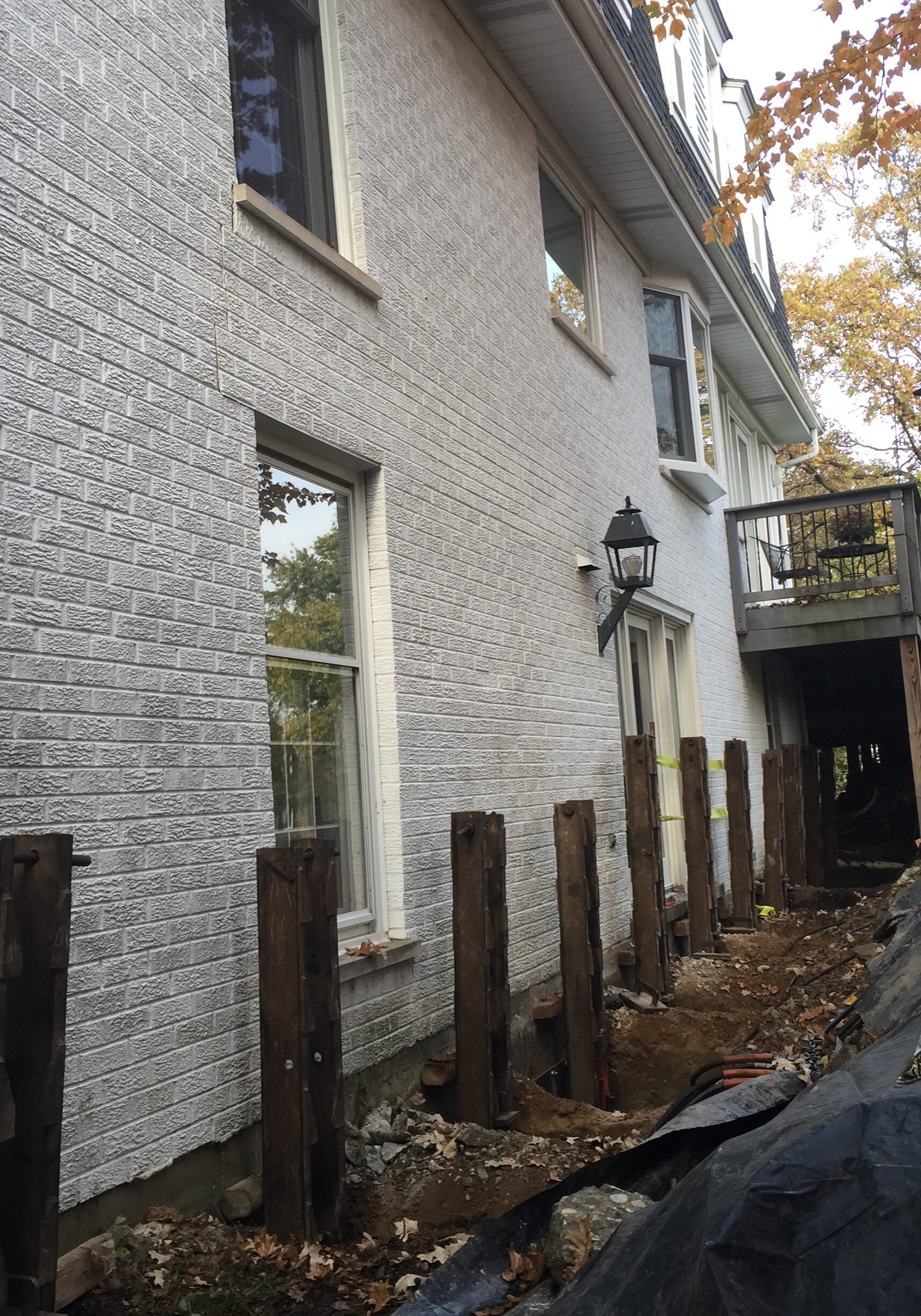 Foundation Repair Brick Framing